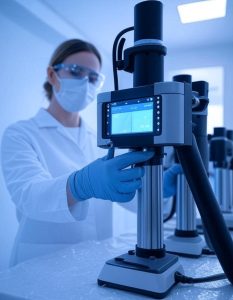 laser equipment setup